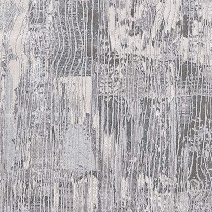 6' X 9' Blue Abstract Power Loom Area Rug