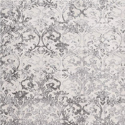 5' X 8' Cream Toile Power Loom Area Rug