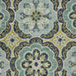 8' X 10' Green Wool Geometric Hand Tufted Area Rug