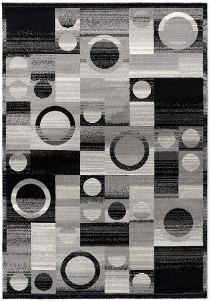 20' Gray Abstract Dhurrie Runner Rug
