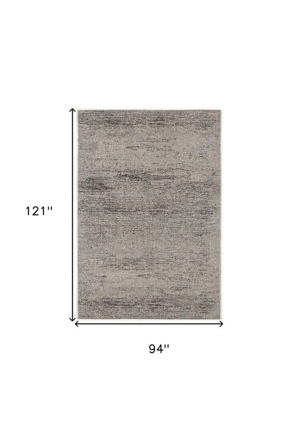 3' X 5' Blue And Gray Distressed Area Rug