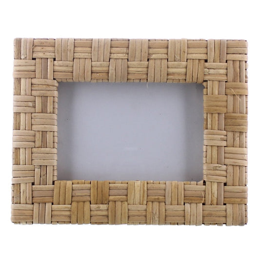 4" x 6" Natural Textural Rattan Tabletop Picture Frame