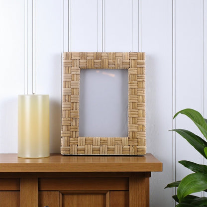 5" x 7" Natural Rattan Tabletop Picture Frame