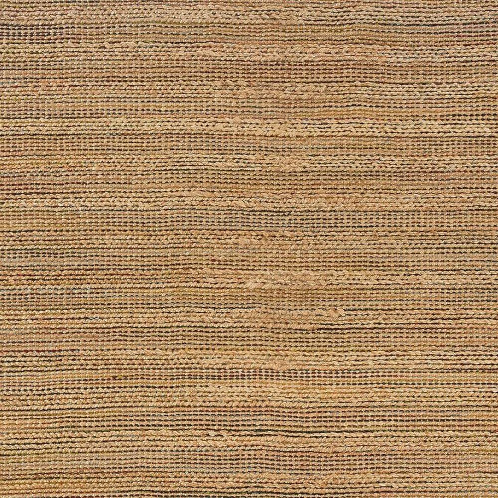 5' X 8' Brown Braided Jute Area Rug