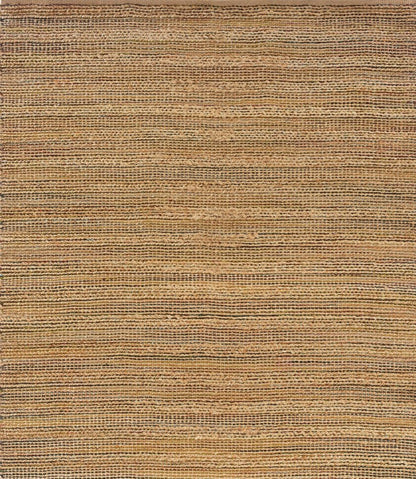 5' X 8' Brown Braided Jute Area Rug