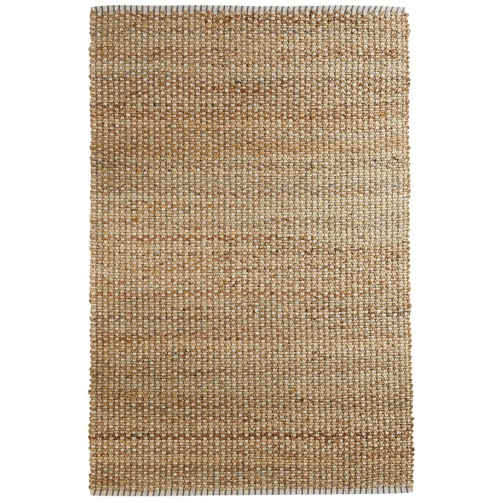 5' X 8' Natural Jute Hand Woven Area Rug