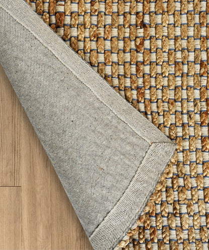 5' X 8' Natural Jute Hand Woven Area Rug