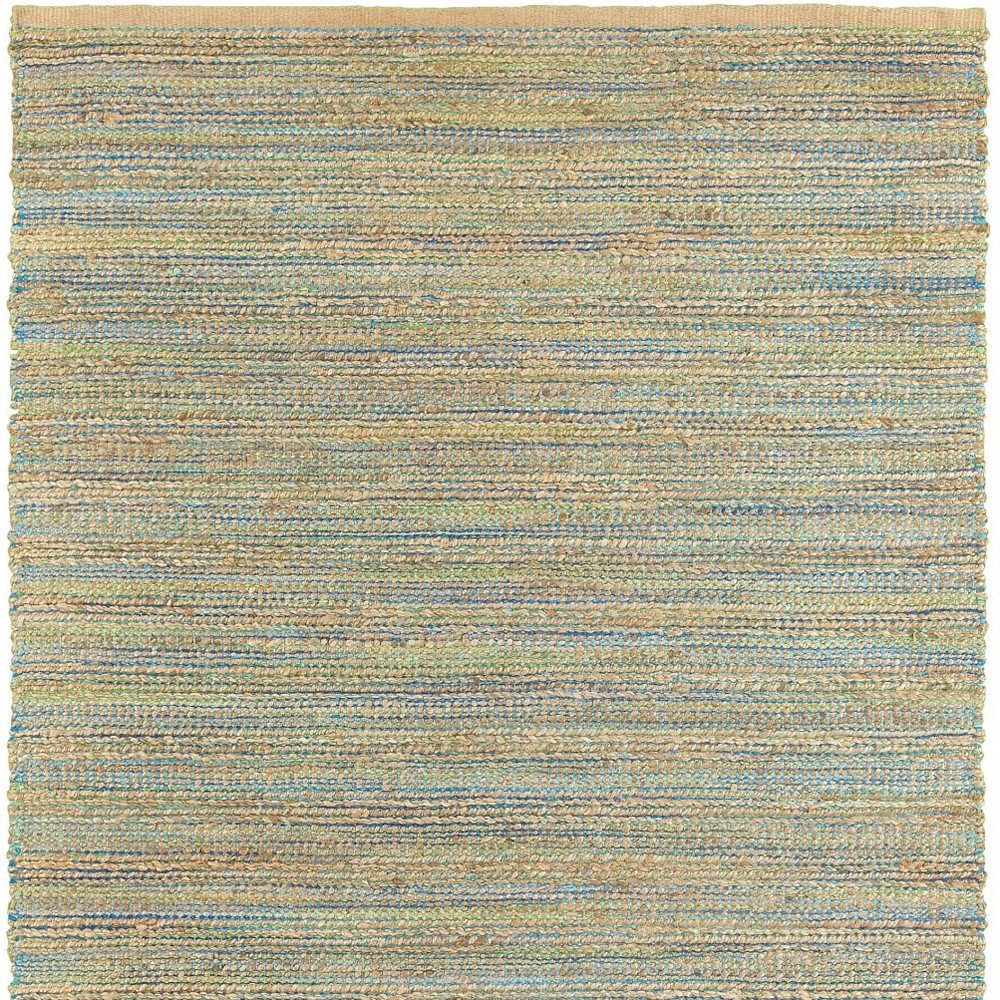 5' X 8' Multitoned Braided Jute Area Rug