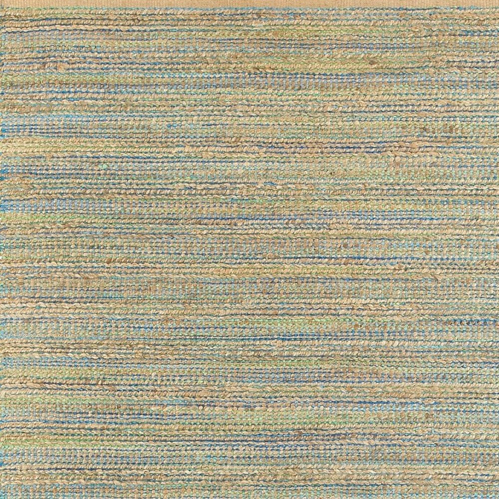 5' X 8' Multitoned Braided Jute Area Rug