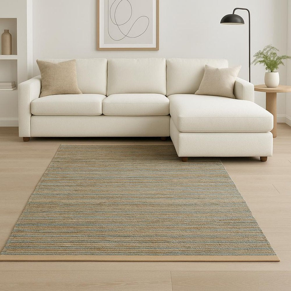8' X 10' Natural Jute Hand Woven Area Rug
