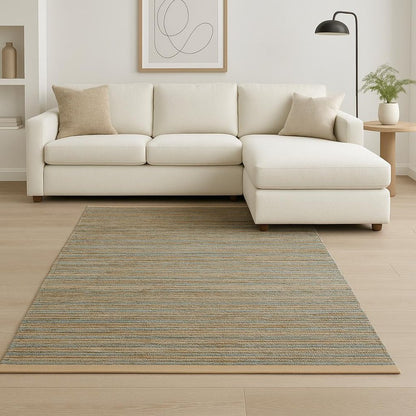 8' X 10' Natural Jute Hand Woven Area Rug