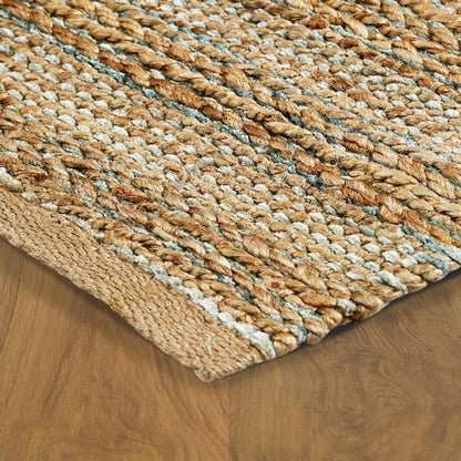 8' X 10' Natural Jute Hand Woven Area Rug