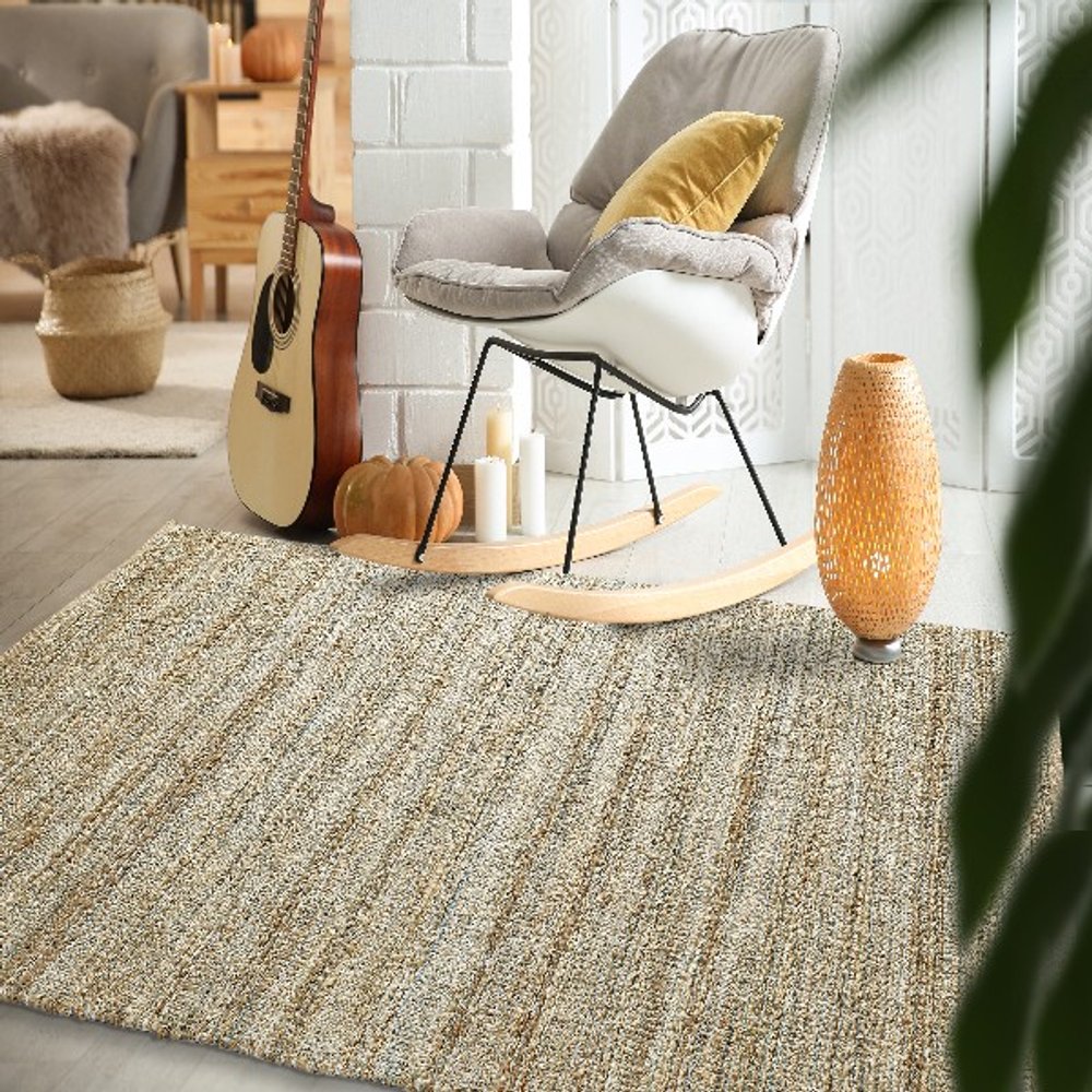 8' X 10' Natural Jute Hand Woven Area Rug