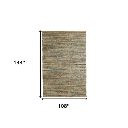 8' X 10' Natural Jute Hand Woven Area Rug