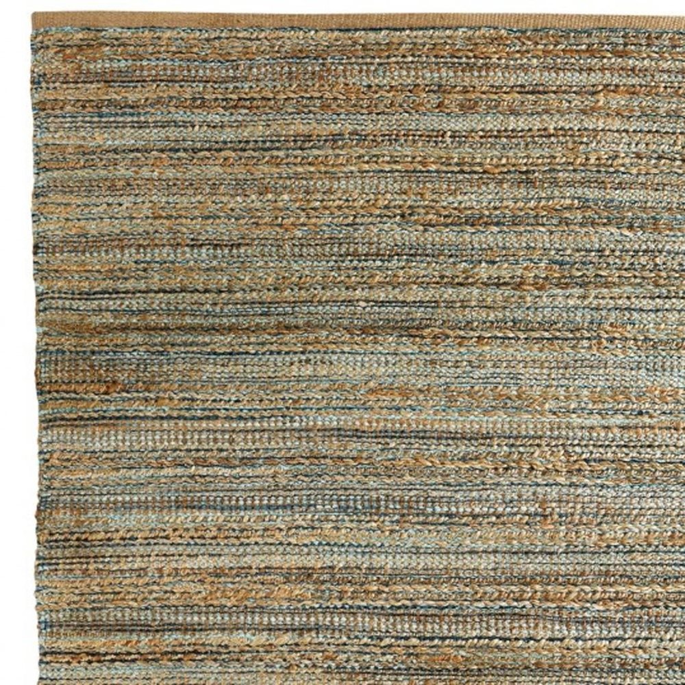 8' X 10' Natural Jute Hand Woven Area Rug