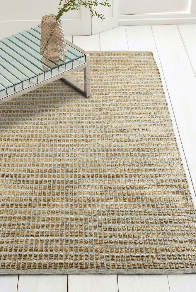 5' X 8' Natural Jute Hand Woven Area Rug