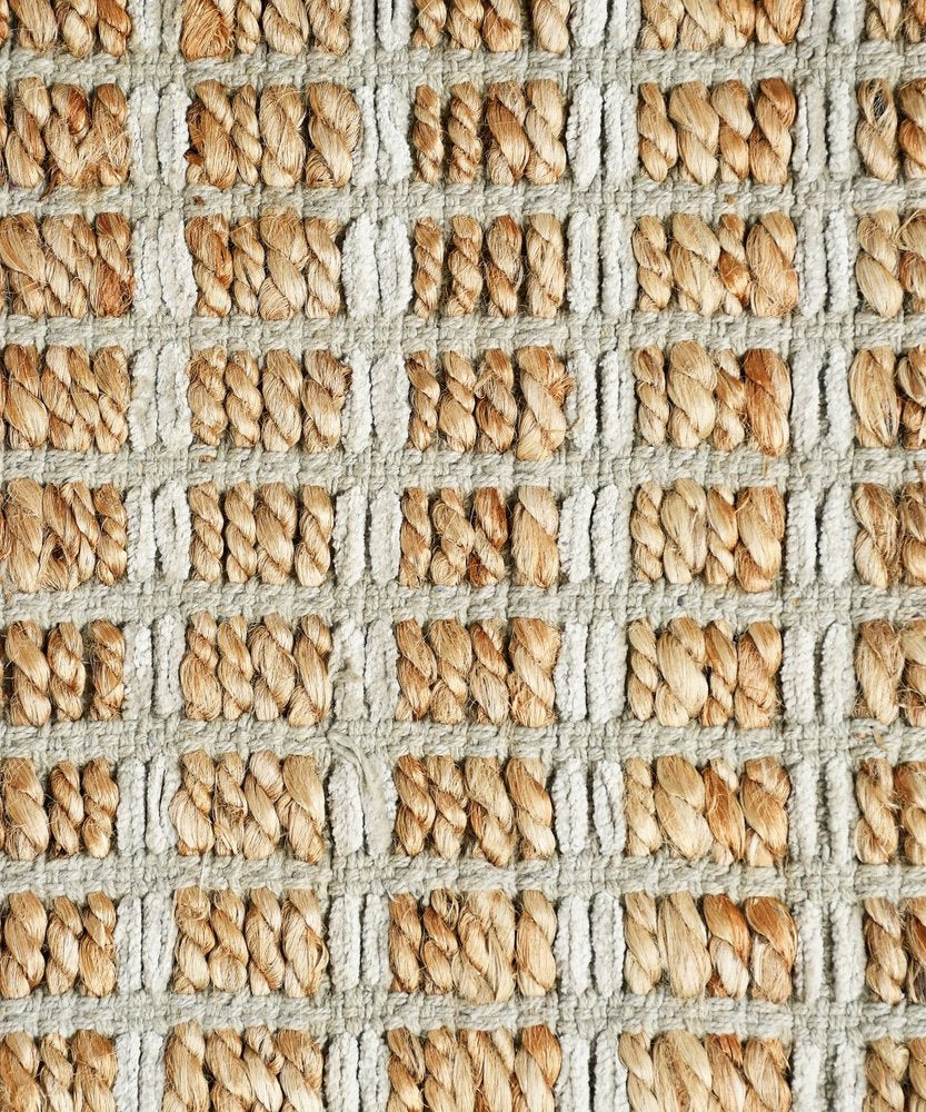 5' X 8' Natural Jute Hand Woven Area Rug