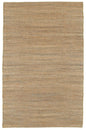 5' X 8' Natural Jute Hand Woven Area Rug