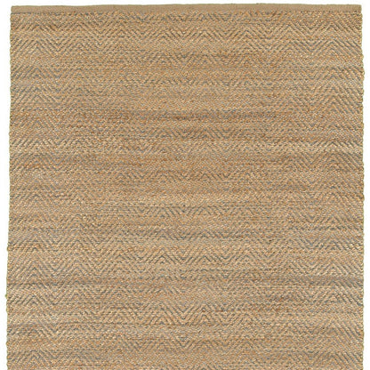 5' X 8' Natural Jute Hand Woven Area Rug