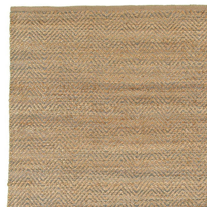 5' X 8' Natural Jute Hand Woven Area Rug