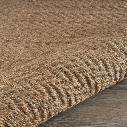 8' X 10' Natural Jute Hand Woven Area Rug