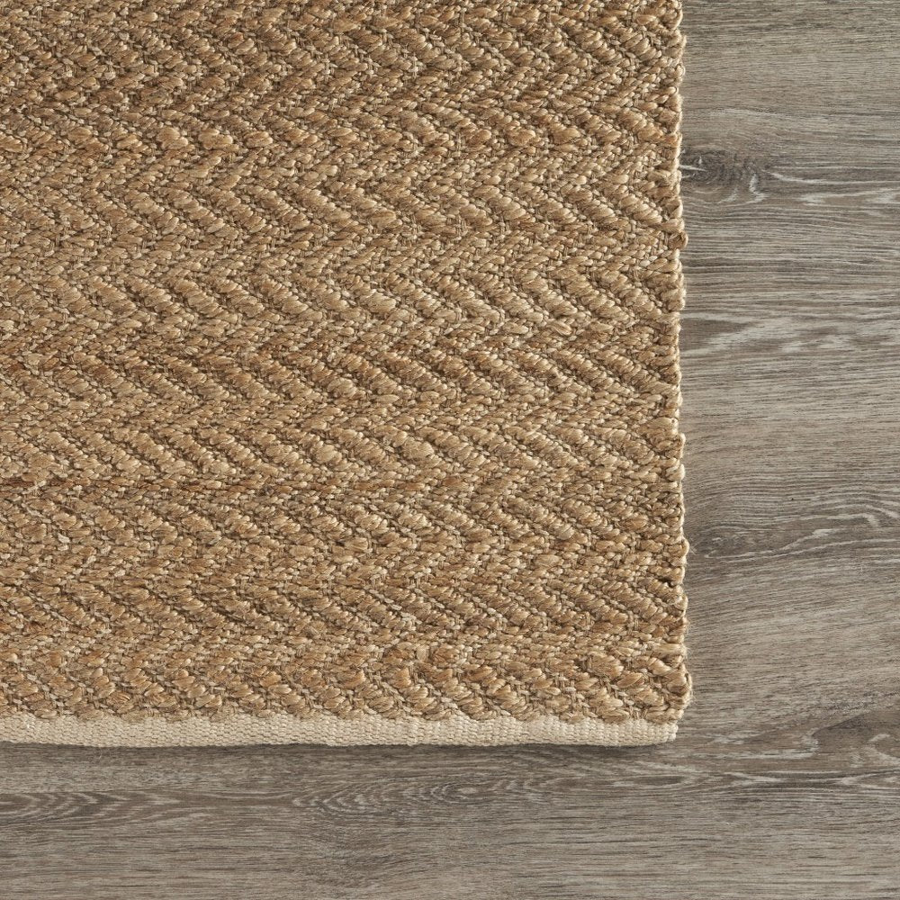 8' X 10' Natural Jute Hand Woven Area Rug