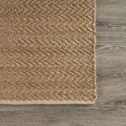 8' X 10' Natural Jute Hand Woven Area Rug