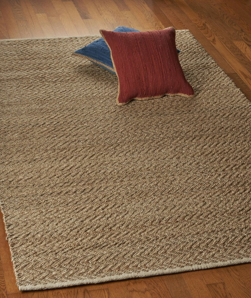 8' X 10' Natural Jute Hand Woven Area Rug