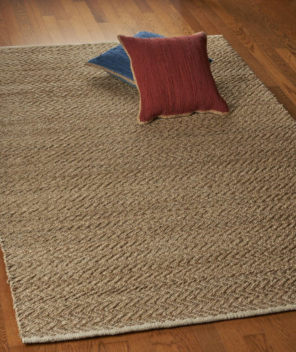 8' X 10' Natural Jute Hand Woven Area Rug