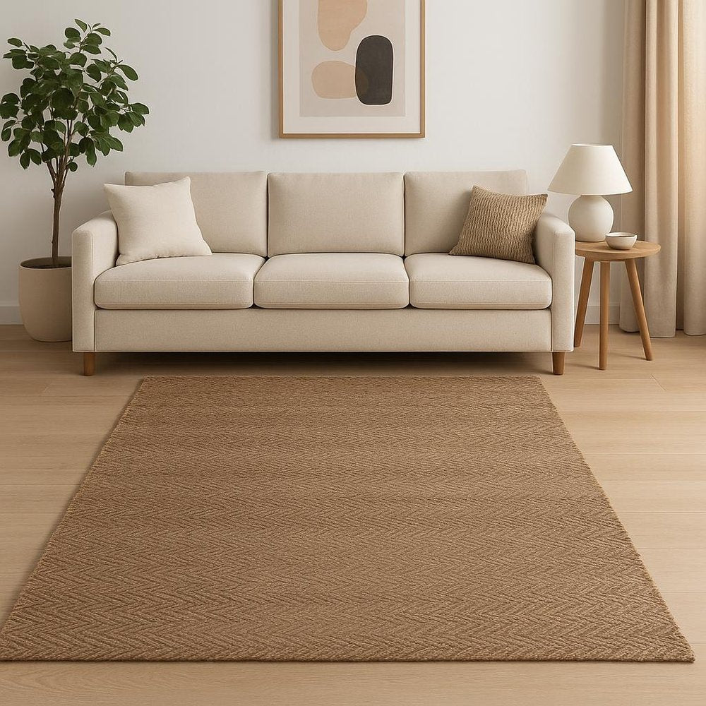8' X 10' Natural Jute Hand Woven Area Rug