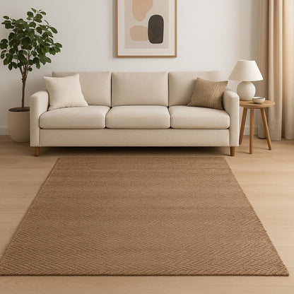 8' X 10' Natural Jute Hand Woven Area Rug