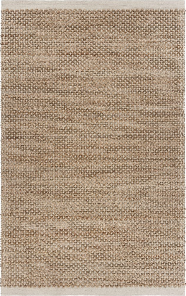 9' X 12' Tan Hand Loomed Area Rug