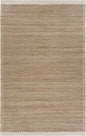 9' X 12' Tan Hand Loomed Area Rug