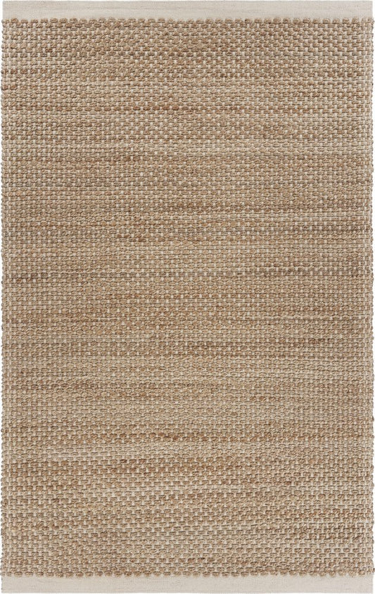 9' X 12' Tan Hand Loomed Area Rug