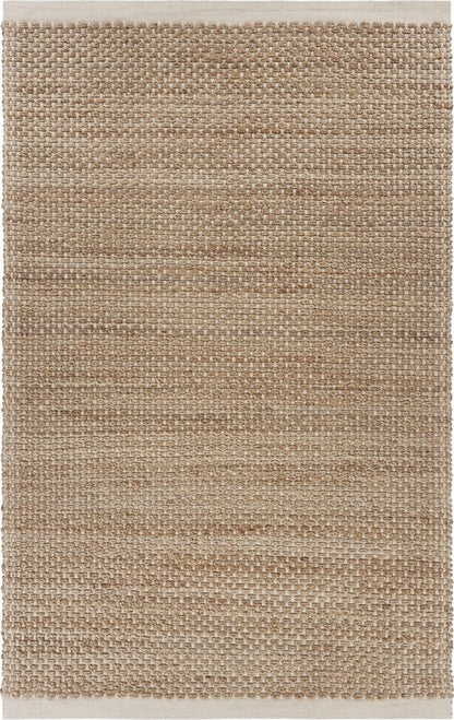 9' X 12' Tan Hand Loomed Area Rug