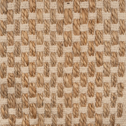 9' X 12' Tan Hand Loomed Area Rug