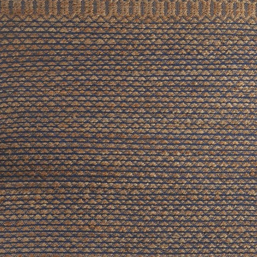 8' X 10' Tan and Blue Detailed Lattice Area Rug