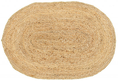 2' X 3' Soft Beige Braided Scatter Rug