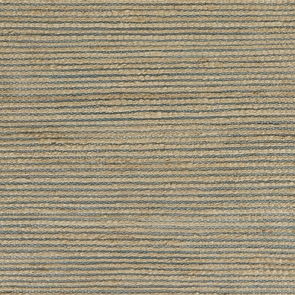 5' X 8' Tan and Blue Undertone Striated Area Rug