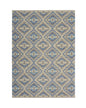 3' x 5' Blue Decorative Lattice Area Rug