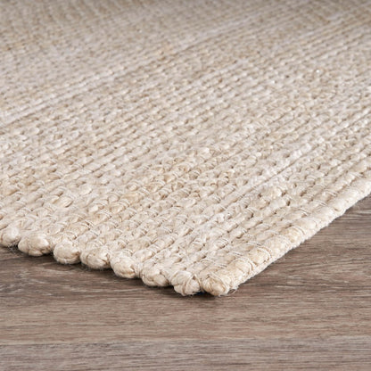9' X 12' Natural Bleached Contemporary Area Rug