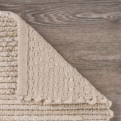 9' X 12' Natural Bleached Contemporary Area Rug