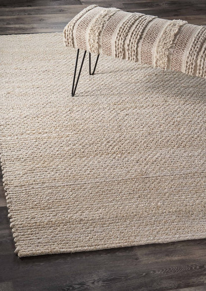 9' X 12' Natural Bleached Contemporary Area Rug