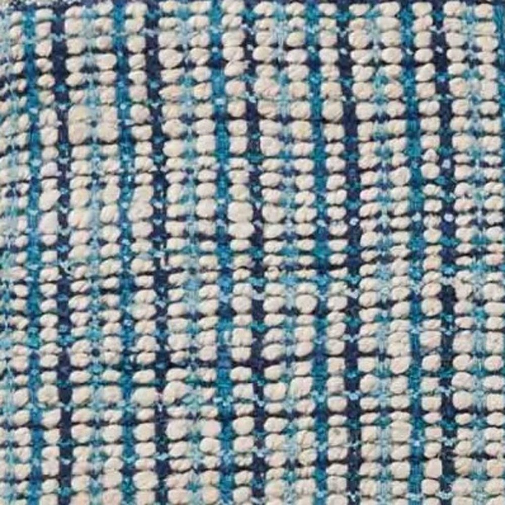 5' X 8' Classic Blue Jute Area Rug