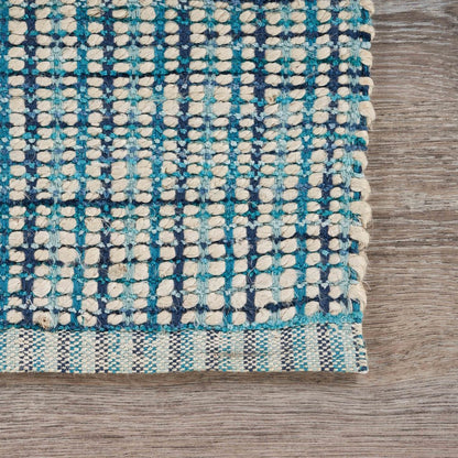 5' X 8' Classic Blue Jute Area Rug