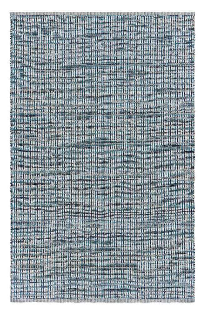 5' X 8' Classic Blue Jute Area Rug