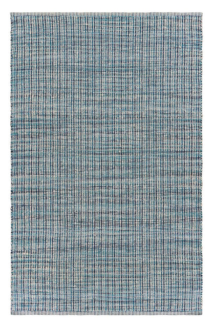5' X 8' Classic Blue Jute Area Rug