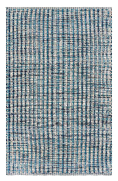 5' X 8' Classic Blue Jute Area Rug