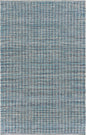 5' X 8' Classic Blue Jute Area Rug