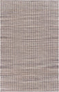5' X 8' Brown and Beige Toned Jute Area Rug